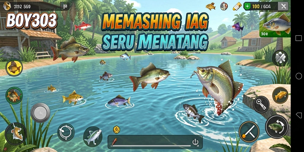 Screenshot gameplay <strong>BOY303</strong> yang menunjukkan pengalaman memancing yang menyenangkan.