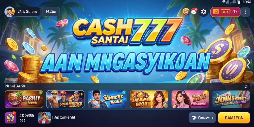 Screenshot menunjukkan gameplay yang memikat dari CASH777.