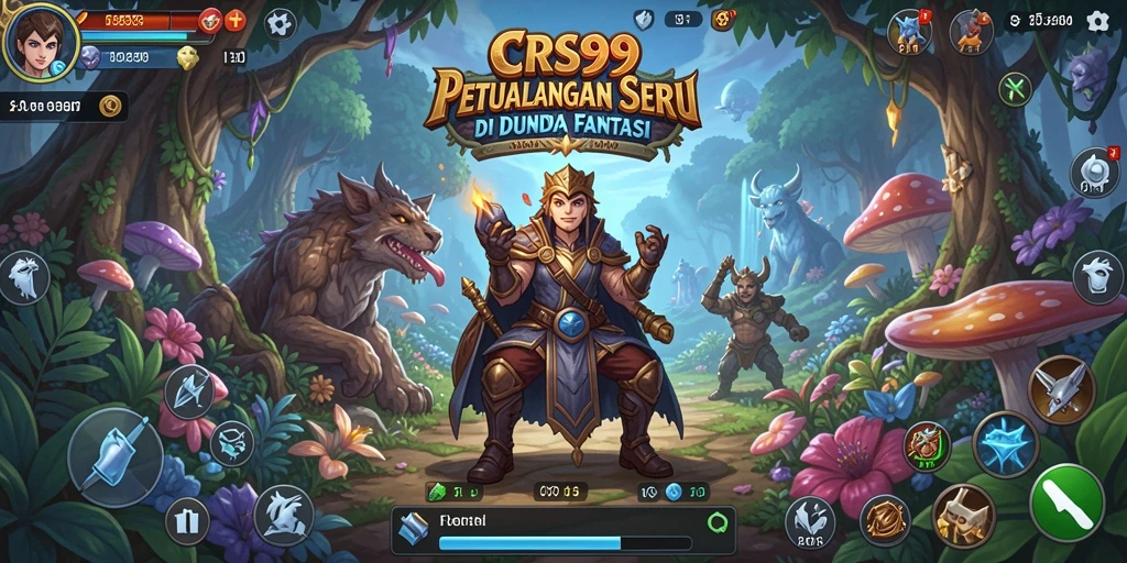 Tampilan gameplay menakjubkan di dunia petualangan CRS99.