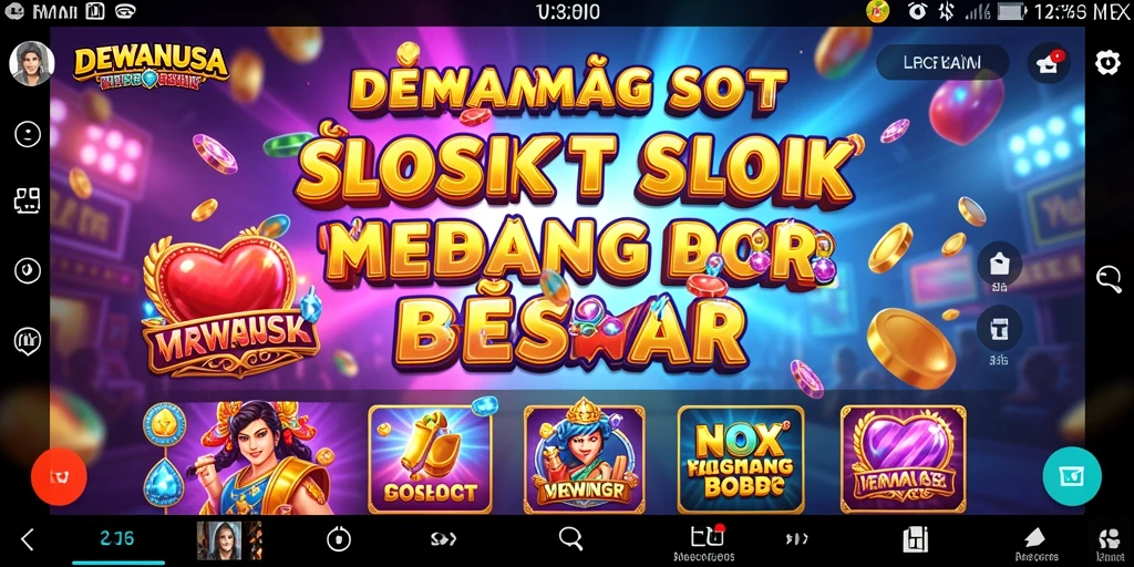Gameplay DEWANUSA menampilkan slot yang seru dan grafis yang memukau.