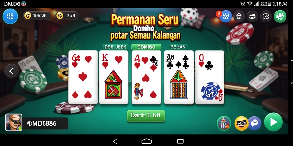 Tampilan gameplay seru dari DMD686 dengan fitur menarik.