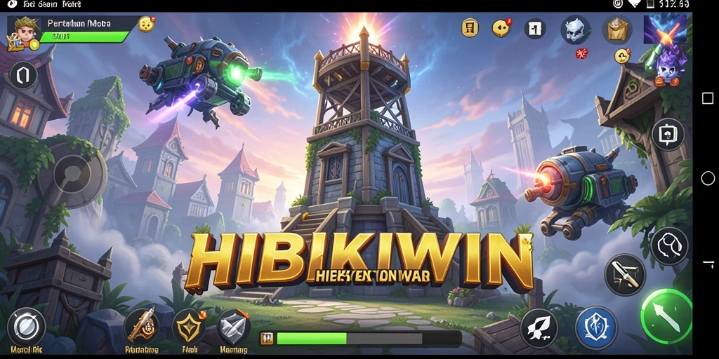 Tampilan gameplay HIBIKIWIN yang menarik dan taktikal.