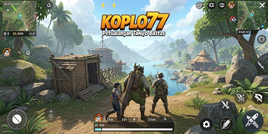 Tangkapan layar game Open World KOPLO77 yang menampilkan petualangan seru.