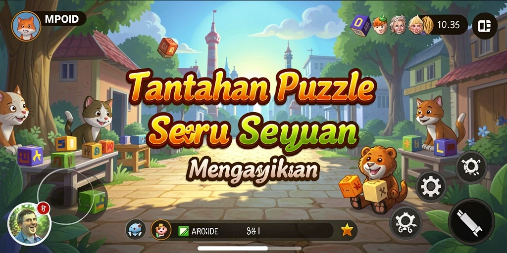 Tampilan grafis menarik dengan gameplay puzzle yang menantang.