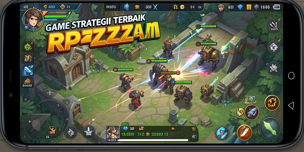 Tampilan gameplay RPZZZ dengan strategi pertempuran yang mendebarkan.