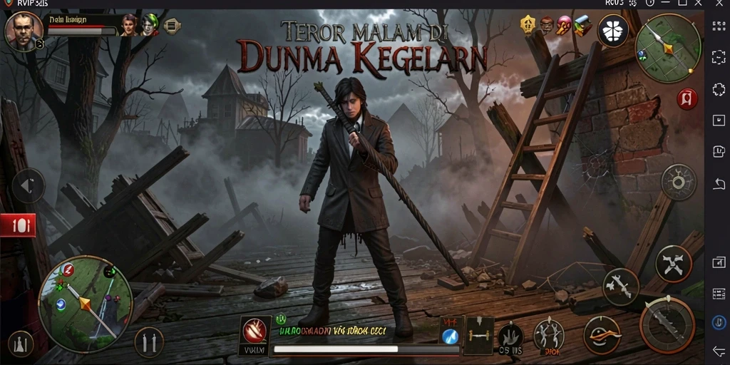 Tampilan menyeramkan dari gameplay RVIP3 yang penuh ketegangan.
